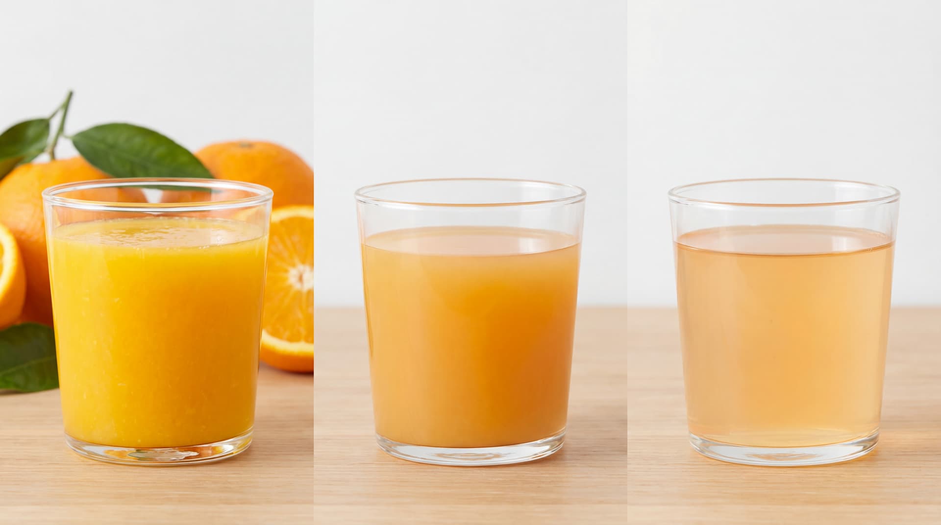 O que é suco integral? Entenda a diferença para néctar e refresco