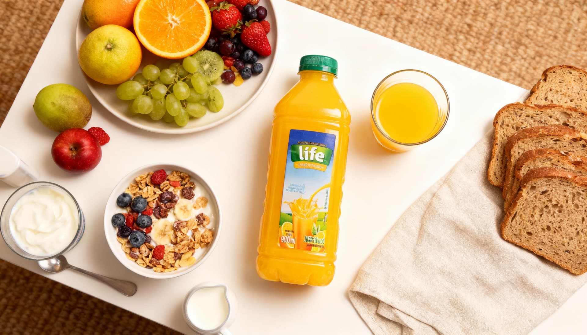 Quantos copos de suco integral posso tomar por dia?