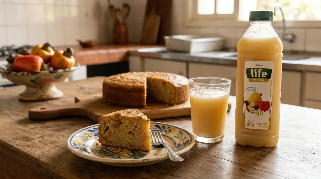 Bolo de caju rápido: pronto em 30 minutos