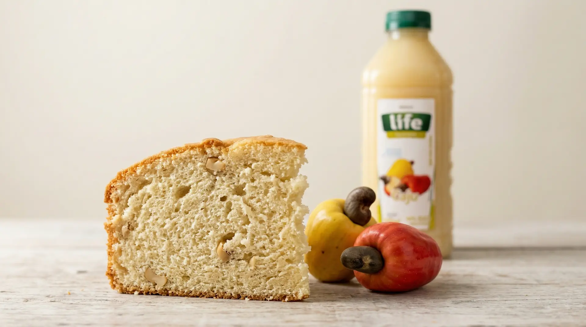 Bolo de caju rápido