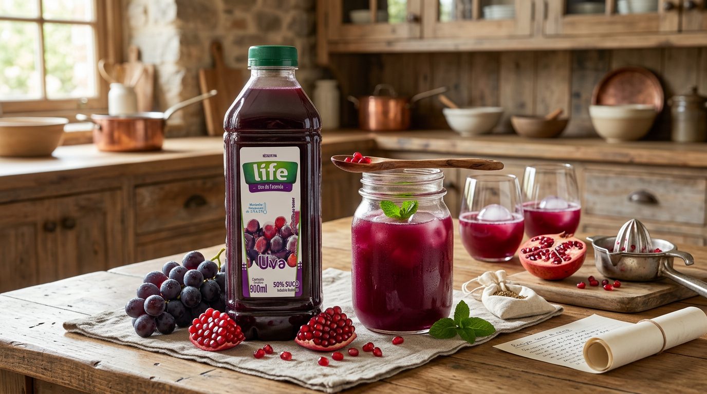 Garrafada de Suco de Uva com Roma Como Fazer